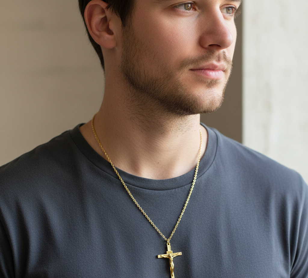 Aureli Jesus Crucifix – Gold