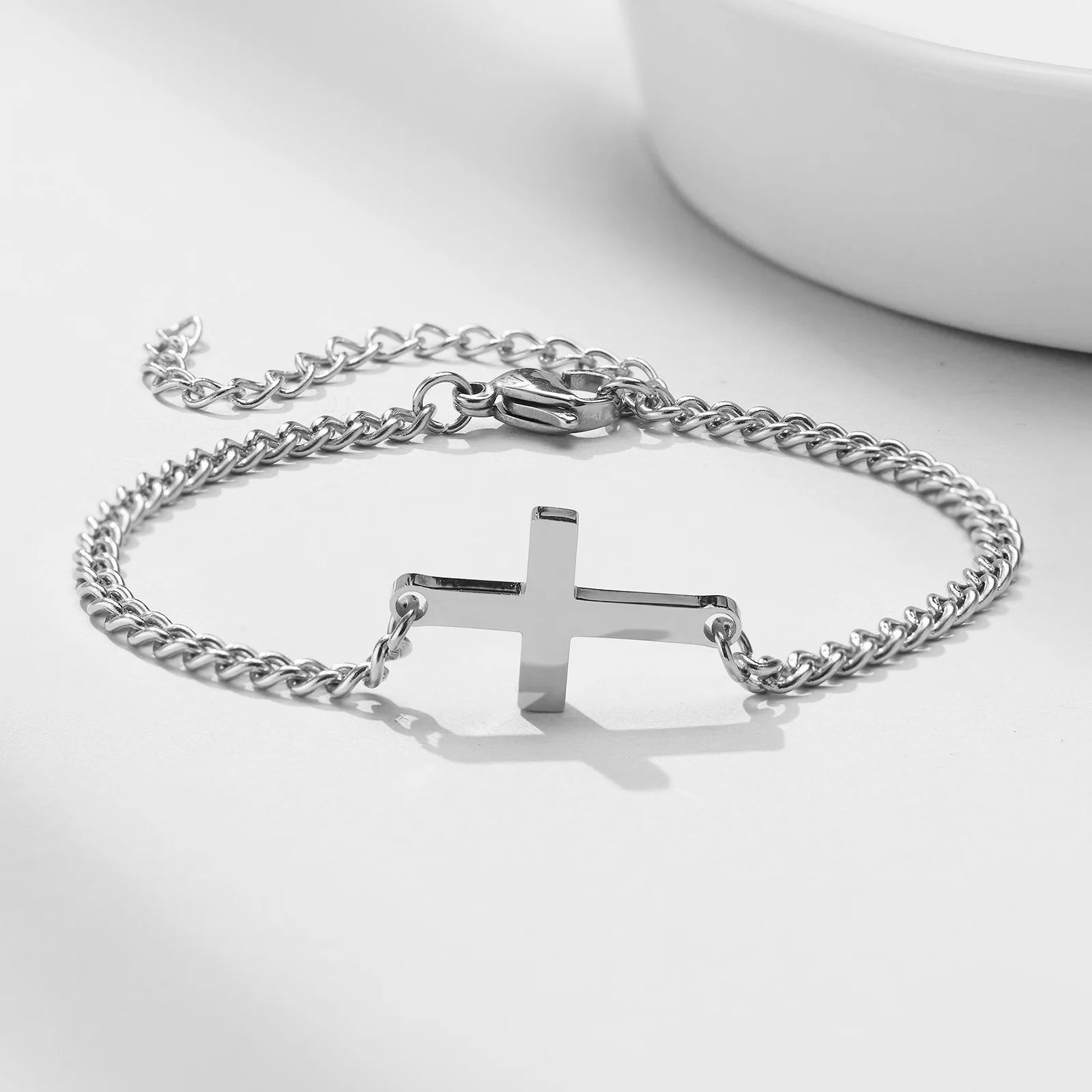 Aureli Signature Cross Bracelet