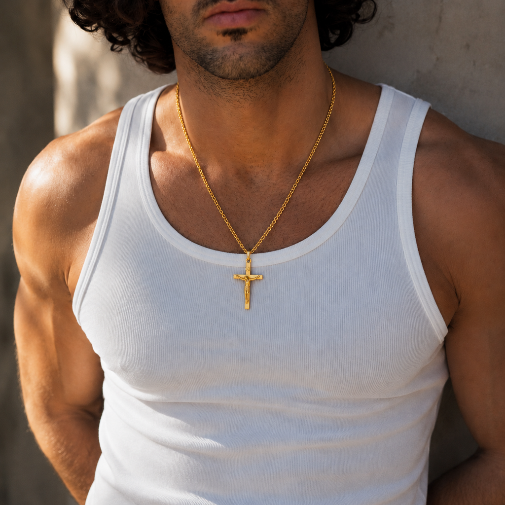 Aureli Jesus Crucifix Necklace