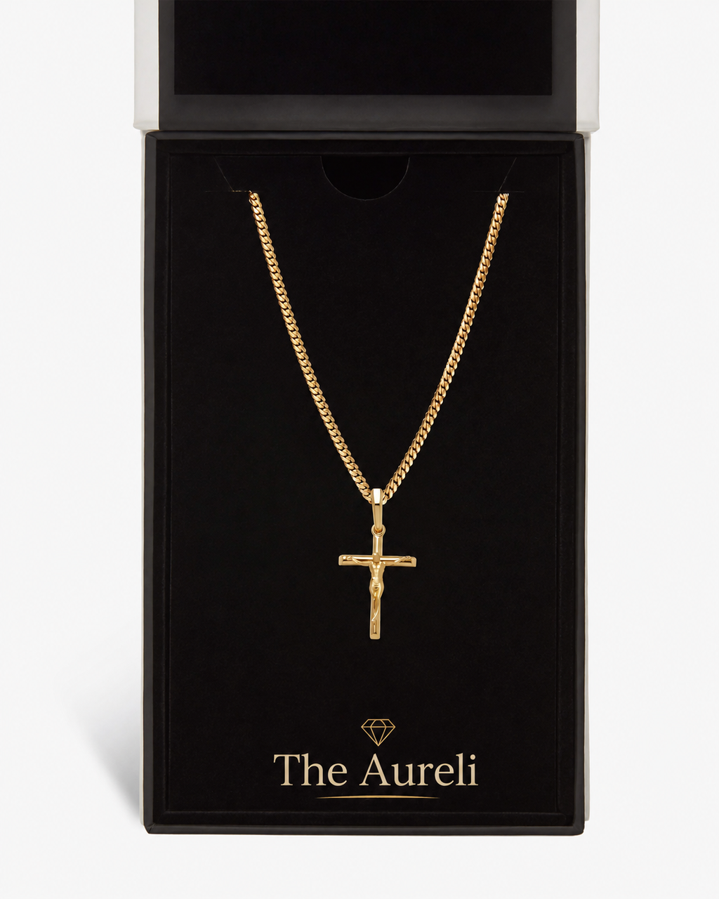 Aureli Jesus Crucifix Necklace
