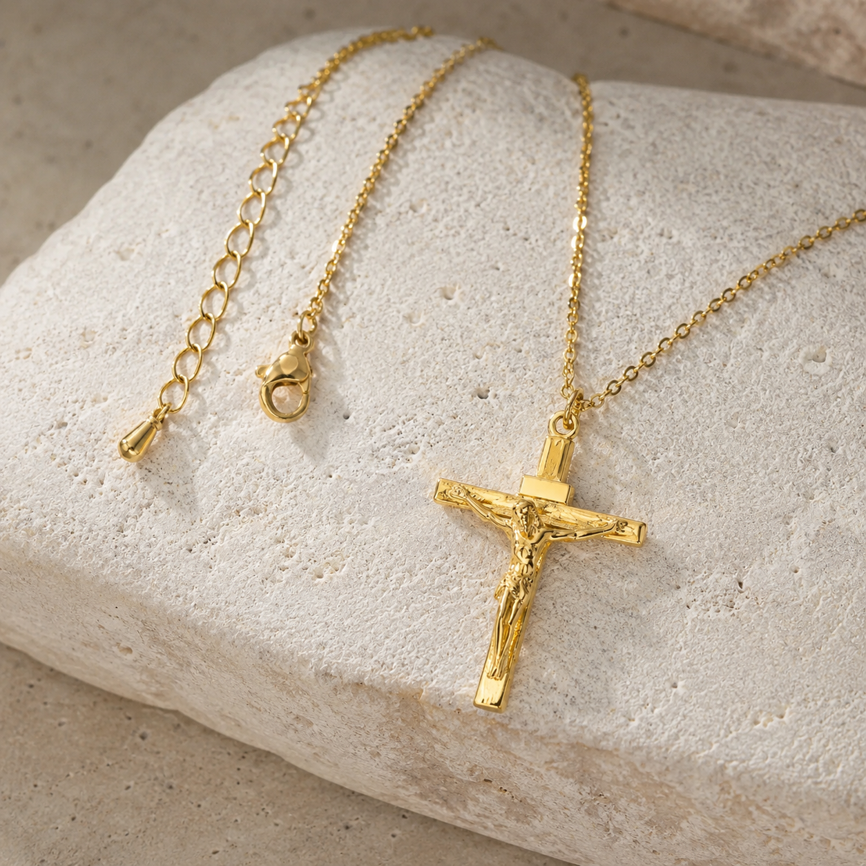 Aureli Jesus Crucifix Necklace