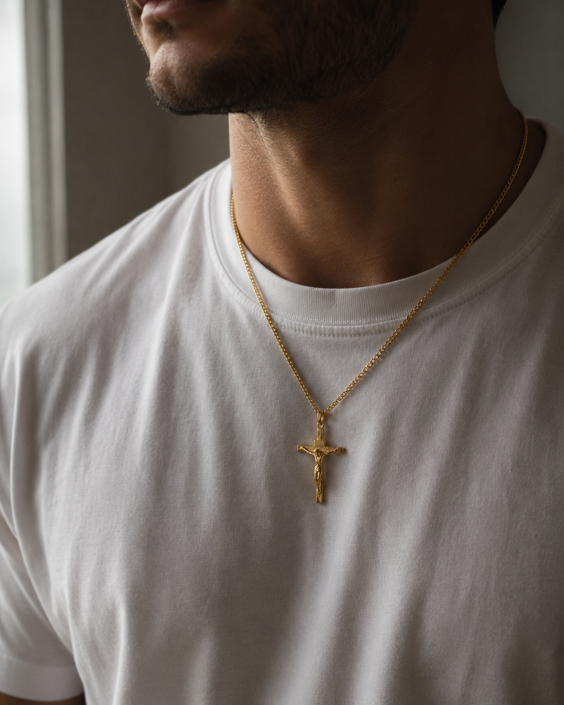 Aureli Jesus Crucifix Necklace