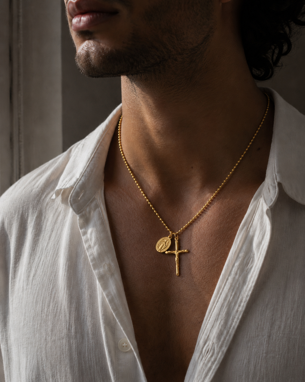 Aureli Devotion Chain – Gold